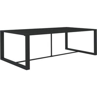 vidaXL Mesa De Comedor De Jard&iacute;n Aluminio Gris Antracita 120x60x66cm Vidaxl