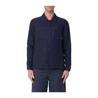 Colmar Sovracamicia in lino - - Sport - Uomo - Blu - L