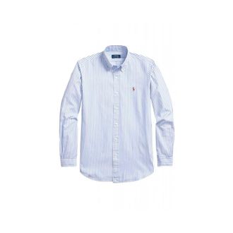 Ralph Lauren Heren, Overhemden, Blauw, Maat: M Katoen