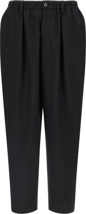 Marni Black Relaxed Pleated Pants