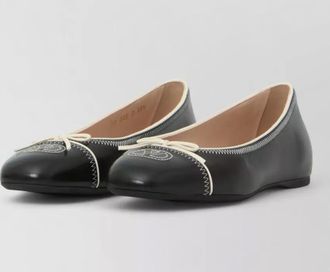 Valentino Garavani leather ballerina flats