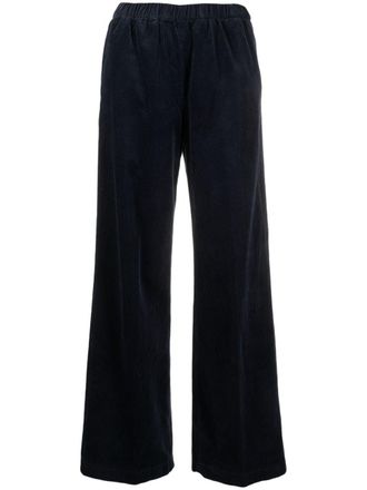 Aspesi wide-leg cotton trousers - Blu