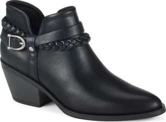 BareTraps Daisie Block Heel Ankle Bootie in Black at Nordstrom, Size 9.5
