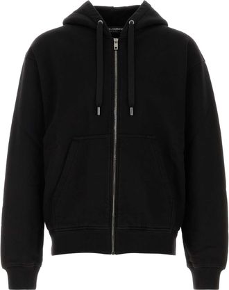 Dolce & Gabbana Black Cotton Sweatshirt