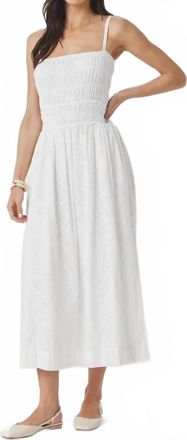 Splendid Kenzie Eyelet Dress In White
