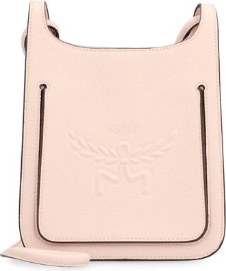 MCM Mcm, Tassen, Dames, Roze, ONE Size, Himmel Mini Leather Hobo Bag