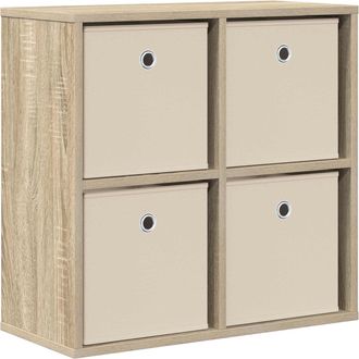 vidaXL Aparador Roble Sonoma 59,5 X 27 X 57 Cm Vidaxl