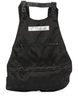 Off-white Rugzak met logo jacquard - Zwart