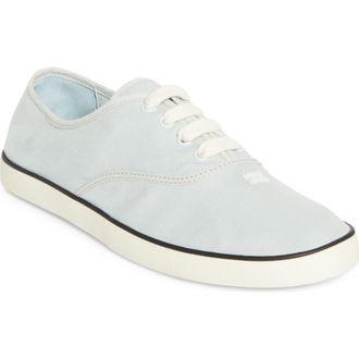 Miu Miu Low Top Canvas Sneaker in Blue at Nordstrom, Size 10.5Us