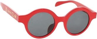 Louis Vuitton Pre-owned Plastic Zonnebril - Dames - Vintage Accessoires - Rood - ONE Size - Vintage