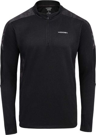 Kooga KooGa Heren Vortec Camouflage Rugby Base Layer Top (Zwart)