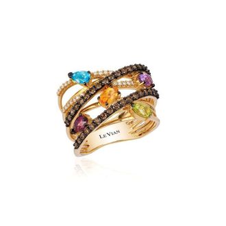 Le Vian Ladies Le Vian Mulitcolor Rings in 14K Honey Gold