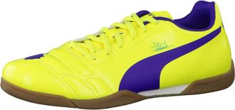 Puma Evopower 4 It Mens Indoor Sports Shoes, Orange Orange Fluro Yellow Prism Purple Scuba Blue 04, 9.5 UK