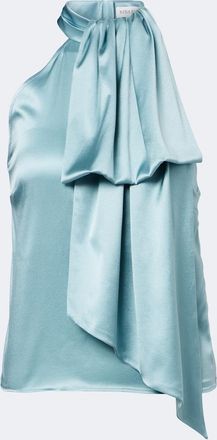 Nina Ricci Top in raso di misto seta