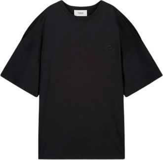 Coperni Copjs 225F5100 T-shirt - Dames - T-shirts - Zwart - S - Katoen - Tops