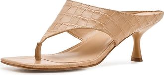 Marc Fisher Adia Womens Dress Sandals Medium Natural Croco Leather : 9.5 M