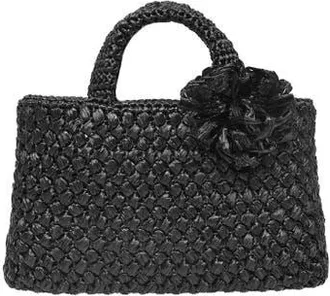 Carmen Sol Positano Raffia in Black at Nordstrom, Size Small