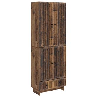 vidaXL Juego De Armarios 2 Uds. Madera Envejecida Madera De Ingenier&iacute;a Vidaxl