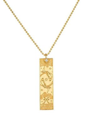 Satya Jewelry Story of Zodiac Necklace in Pisces at Nordstrom