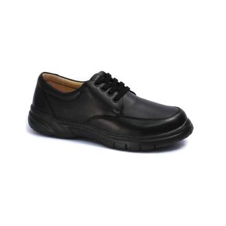Mt. Emey Mens Dual Depth Leather Shoe In Black