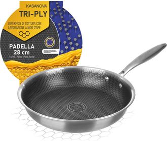 KASANOVA Padella 28 cm a 3 strati Tri - ply