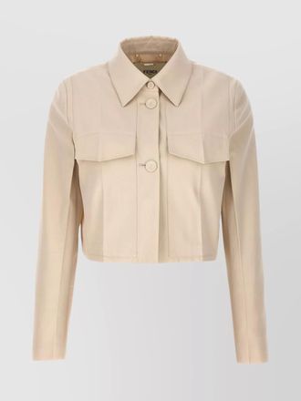 Fendi cropped tailored jacket