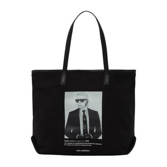 Karl Lagerfeld Mujer, Bolsos, Negro, Talla: ONE Size