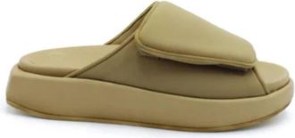 Gia Borghini Scuba Slides In Butter Yellow