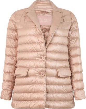 Herno Gevoerde Jas met Knopen - Dames - Winterjassen - Roze - XS - Jassen