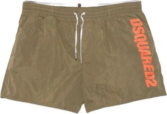 Dsquared2 304 Cost Boxer - Heren - Badkleding - Groen - Maat: XL Polyamide