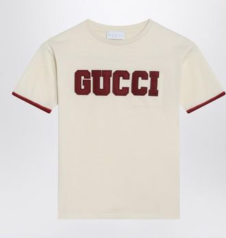Gucci Light beige t-shirt with logo