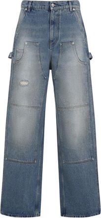 Moschino Blue Cotton Jeans