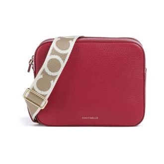 Coccinelle Cross Body Bags, female, Red, Size: ONE SIZE Tebe Camera Bag