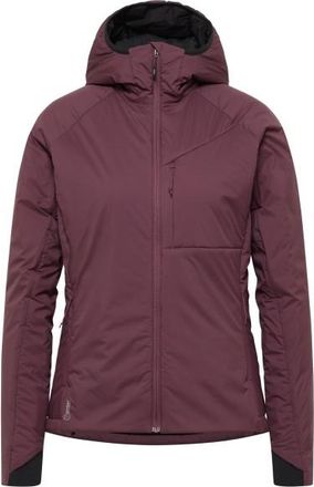 Stoic MountainWool90 JokkmokkSt. Hoody Wolljacke f&uuml;r Damen | lila