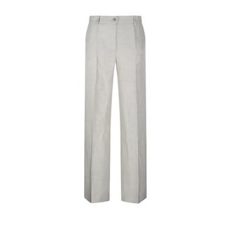 P.A.R.O.S.H. P.a.r.o.s.h., Broeken, Dames, Grijs, S, Stucco Pant voor een stijlvolle uitstraling