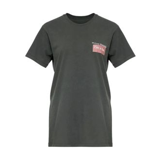 Maison Margiela T-shirt met sloganprint - Heren - T-shirts - Grijs - S - Katoen - Tops
