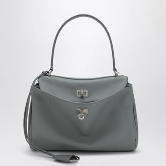 Balenciaga Small Rodeo Bag In Smooth Grey Calfskin