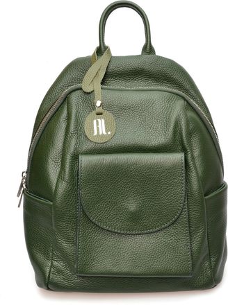 Anna Luchini Groen Rundleer Tas