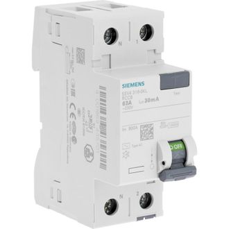 SIEMENS Interruptor Diferencial Ac 30 Ma Blanco