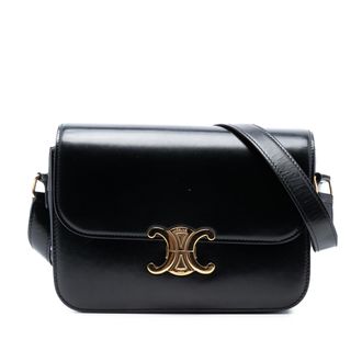 Celine Classique Shiny Calfskin Triomphe Crossbody