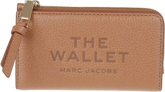 Marc Jacobs Leren Slim Wallet - Dames - Portefeuilles - Bruin - ONE Size - Leer - Accessoires