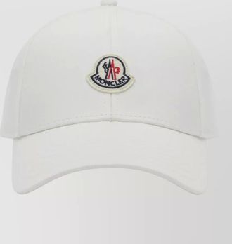 Moncler logo baseball hat curved brim design