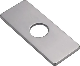 OEM Tapa Rectangular De Acero Inoxidable De Primera Calidad Para Grifo De Lavabo De Cocina - Gris - Protector Contra Salpicaduras - Barrera De Agua