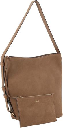 Abro Abro Cosmo Camel Leather Shoulder Bag / Utensil Bag / Suede / Brown