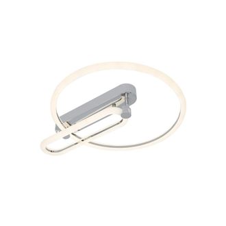 Fabrilamp Fabrilamp - Plafon 57w 3000k, 4000k, 6500k Cromo Adhara 8x49x40cm 7695lm Regulable, Memoria Y C. Remoto