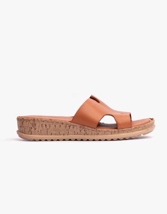 Hush Puppies Womens Hush Puppies ELOISE Womens Sandals Tan - Brown - Size: 8