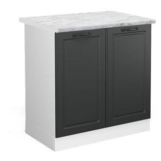 Vicco Armario Bajo Para Fregadero R-line, Antracita Casa De Campo, 80 Cm, Et M&aacute;rmol Vicco