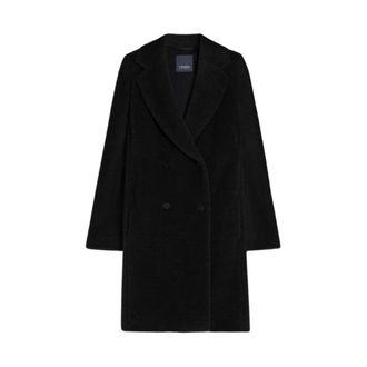 Max Mara Jassen, Dames, Zwart, S, Wol, Roseto Coat