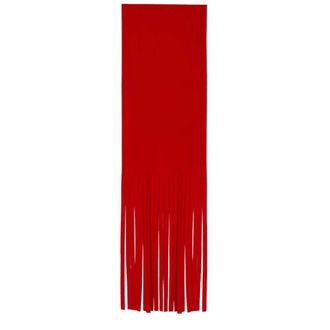 Sportmax Avocado Sjaal - Dames - Wintersjaals - Rood - ONE Size - Wol - Accessoires