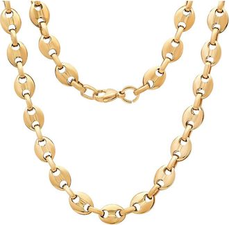 HMY Jewelry Mens Puff Mariner Chain Necklace in Gold at Nordstrom Rack